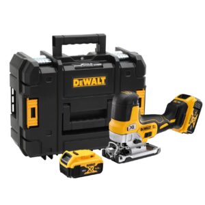 18V XR Akku-Stichsäge mit Stabgriff (bürstenlos) – mit 2 Akkus 5 Ah