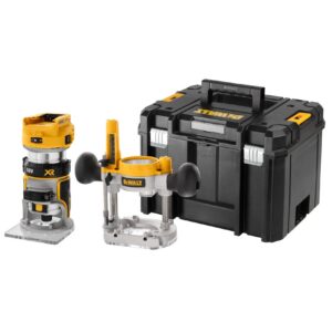 18V XR Brushless Akku-Kantenfräse und Oberfräse 8 mm (1/4"), TSTAK Box