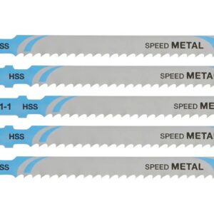 HSS-Metallstichsägeblätter - Speed Metal - (T-Aufnahme) / 100-72mm / Zahnteilung 3mm / max. Schnitttiefe 30mm
