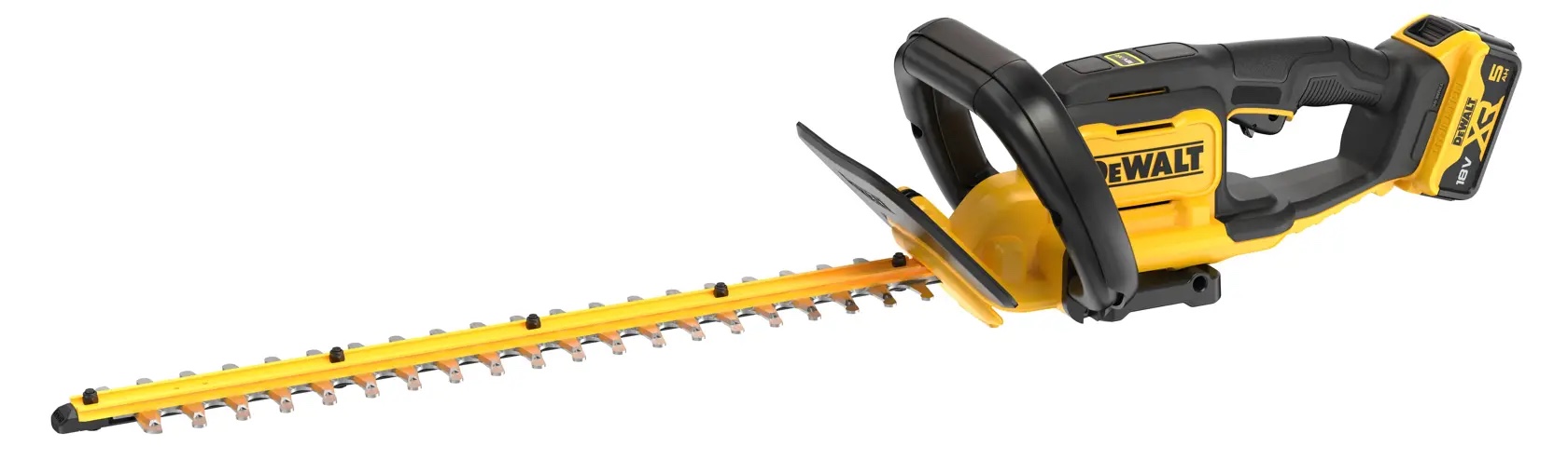 18 Volt Akku-Heckenschere 55 cm, 19 mm Schnittbreite – mit 1 Akku 5,0 Ah und Ladegerät