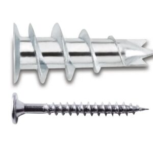 Dübel Zip-It Metall mit Schrauben (100 Stück)