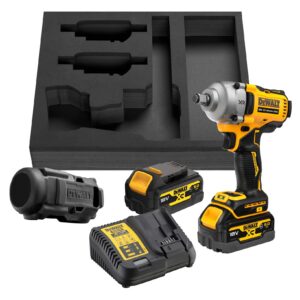 18V XR Akku-Schlagschrauber, 1/2" (bürstenlos), max. 813 Nm, inkl. 2x G-Akku (18 Volt / 5 Ah)