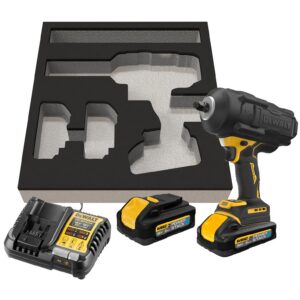 18 Volt Akku-Schlagschrauber 1/2" Außenvierkant (bürstenlos) inkl. 2x Powerstack G-Akkus(18 Volt / 5 Ah) mit Pouch-Akku Technologie