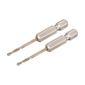 Black&Gold HSS-G Metallbohrer, 2x2mm, Länge 12x55mm, Sechskantschaft, schlagfest