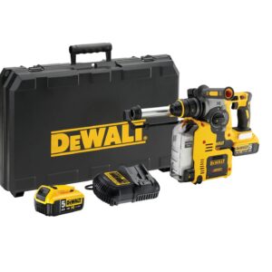 18 Volt / 5,0 Ah SDS-plus Akku-Kombihammer 24mm (bürstenlos), 2,1 Joule, SSBF, Staubabsaugung