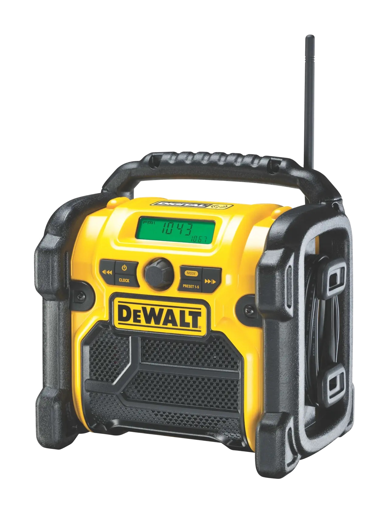 Akku- und Netz-Kompakt-Radio mit DAB+ für 10,8 - 18 Volt XR Li-Ion Akkus