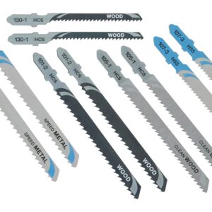 HCS-Stichsägeblätter-Set für Holz & Metall (10-tlg.)