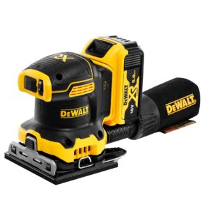 18 Volt Akku-Vibrationsschleifer (bürstenlos) – mit 2 Akkus 5 Ah und Ladegerät