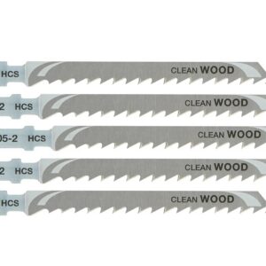 HCS-Stichsägeblatt für Holz T144DP, 68 mm, T-Schaft (5 Stück)