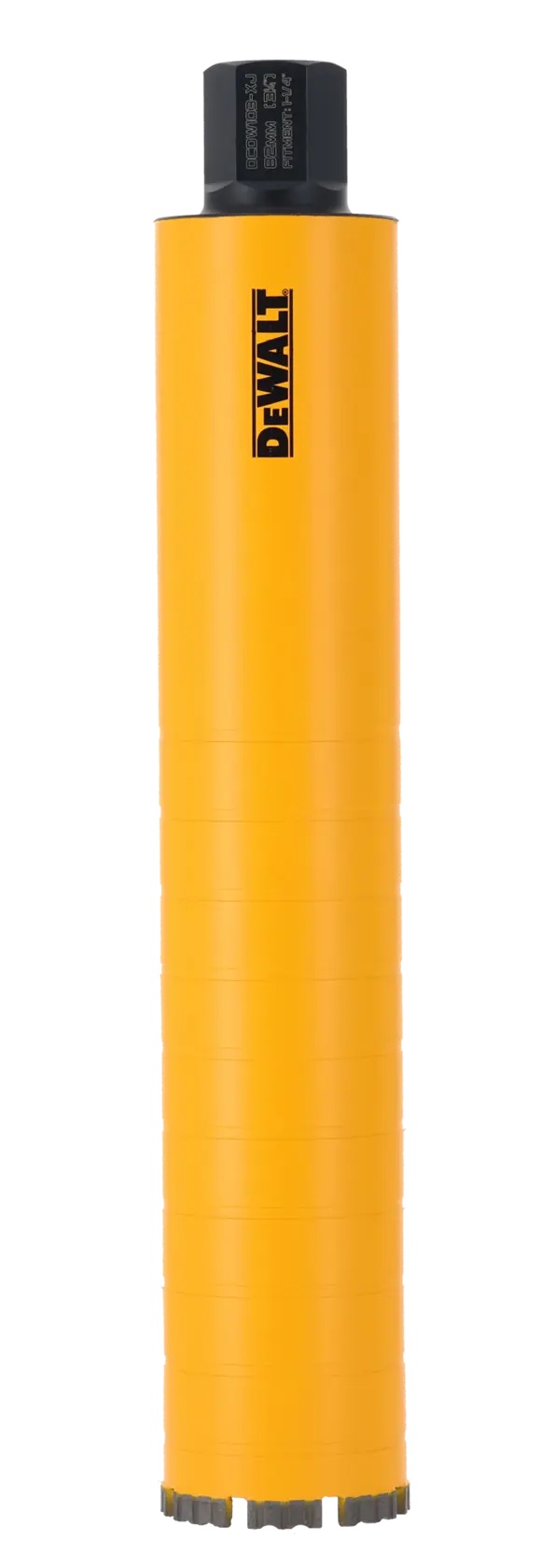 Diamant-Nassbohrkrone 82 mm, 400 mm Arbeitslänge, 450 mm Gesamtlänge, 1 ¼" UNC-Aufnahme