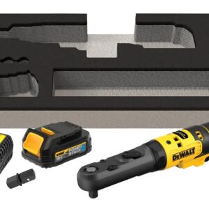 18V XR Akku-Ratsche, 3/8" und 1/2" (bürstenlos) inkl. 1x Powerstack G-Akku (18 Volt / 1,7 Ah)