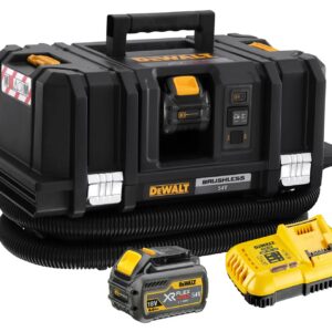 54V XR FLEXVOLT Akku-Nass-/Trockensauger, M-Klasse – mit 2 Akkus 6 Ah