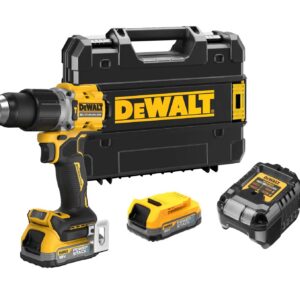 18V XR Akku-Schlagbohrschrauber (bürstenlos) inkl. 2x Powerstack Akku (18 Volt / 1,7 Ah) mit Pouch-Akku Technologie