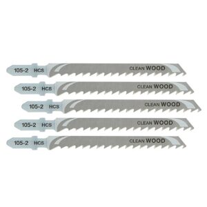 HCS-Stichsägeblatt für Holz mit T-Schaft 68 mm (T101DP) (5 Stück)
