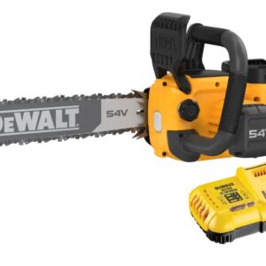 54 Volt Akku-Kettensäge 50 cm Schwert (bürstenlos) – mit 1 FLEXVOLT-Akku 9,0 Ah und Ladegerät