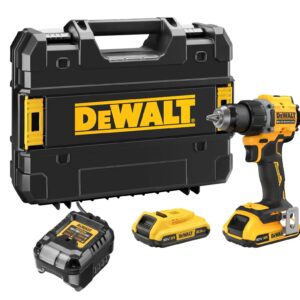 18V Akku-Bohrschrauber (bürstenlos), inkl. 2 x Akkus (18 Volt / 2 Ah) und System-Schnellladegerät