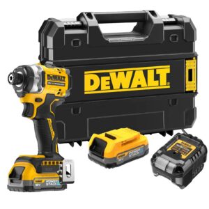 18 Volt Akku-Schlagschrauber (1/4") mit 282 Nm – mit 2 POWERSTACK-Akkus 1,7 Ah, Ladegerät und Koffer