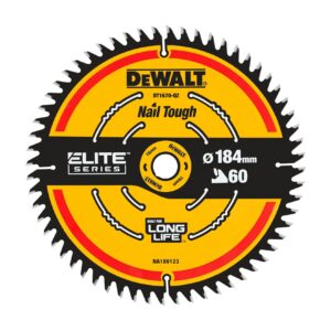 184 x 16 mm/ 60WZ ELITE Kreissägeblatt für Handkreissägen