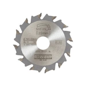 HM-Nutfräser (für Lamellendübelfräsen)/ Ø 102mm / Blattstärke: 4.0mm / Bohrung: 22mm / Zähnezahl: 12mm