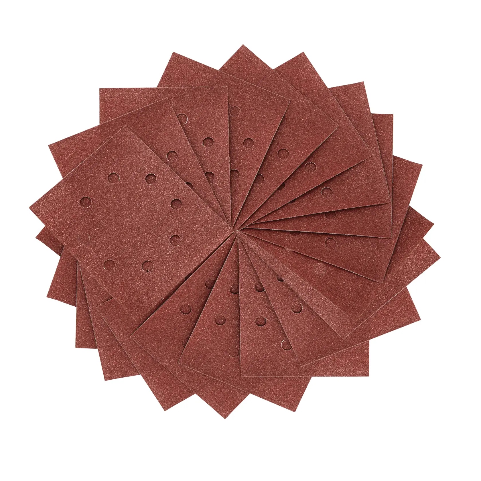 Schleifpapier 115 x 140mm K220, Mehrzweck - Holz/Farbe - Trockenschliff - gelocht (8 Loch ringförmig) – Bild 3