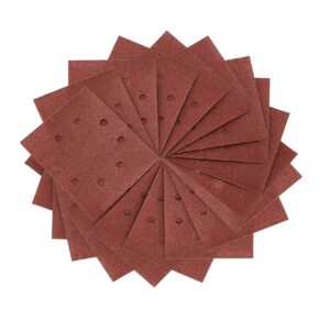 Schleifpapier 115 x 140mm K150, Mehrzweck - Holz/Farbe - Trockenschliff - gelocht (8 Loch ringförmig)