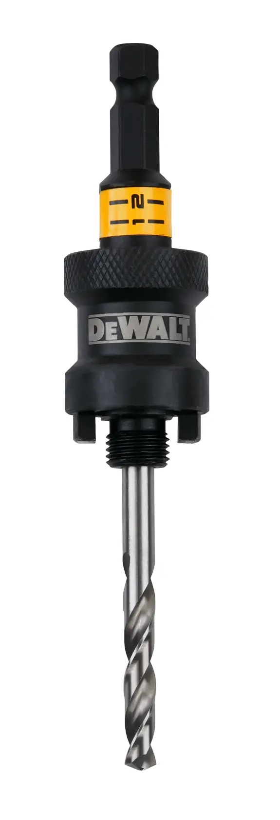Schnellwechselhalter RAPID LOAD® für Lochsägen 14-30mm, Schafttyp Voll-Sechskant 10mm, inkl. eines Mehrzweck-Zentrierbohrers