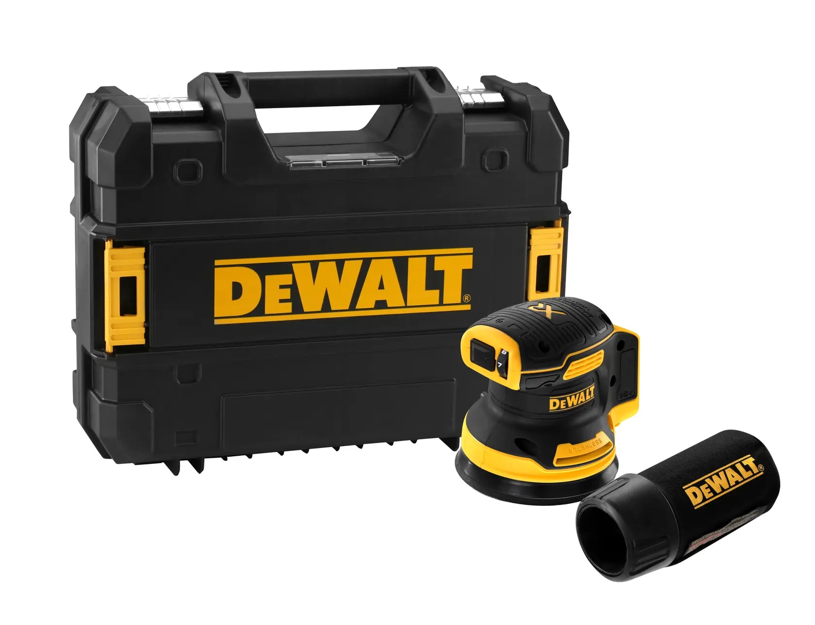 Akku-Exzenterschleifer (125 mm), Basisversion für alle 18 Volt XR- und XR-Flexvolt-Akkus