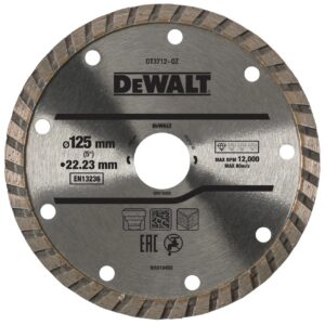 Diamantentrennscheibe: Allgemeine Baustellenmaterialien (Sauberer Schnitt) 125mm Ø