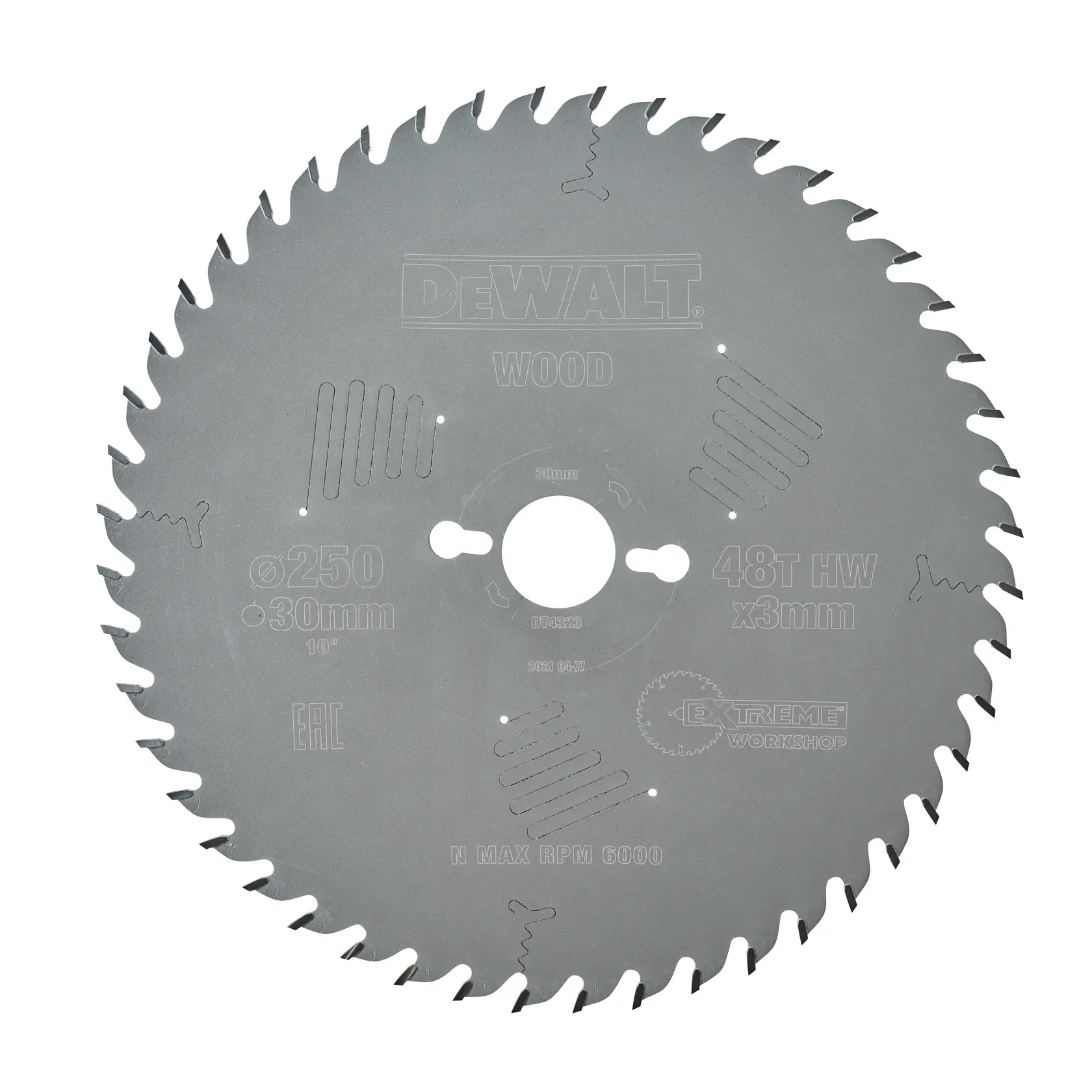 EXTREME DEWALT® Stationärkreissägeblatt - Universeller Einsatz und Querschnitte – DT4323-QZ