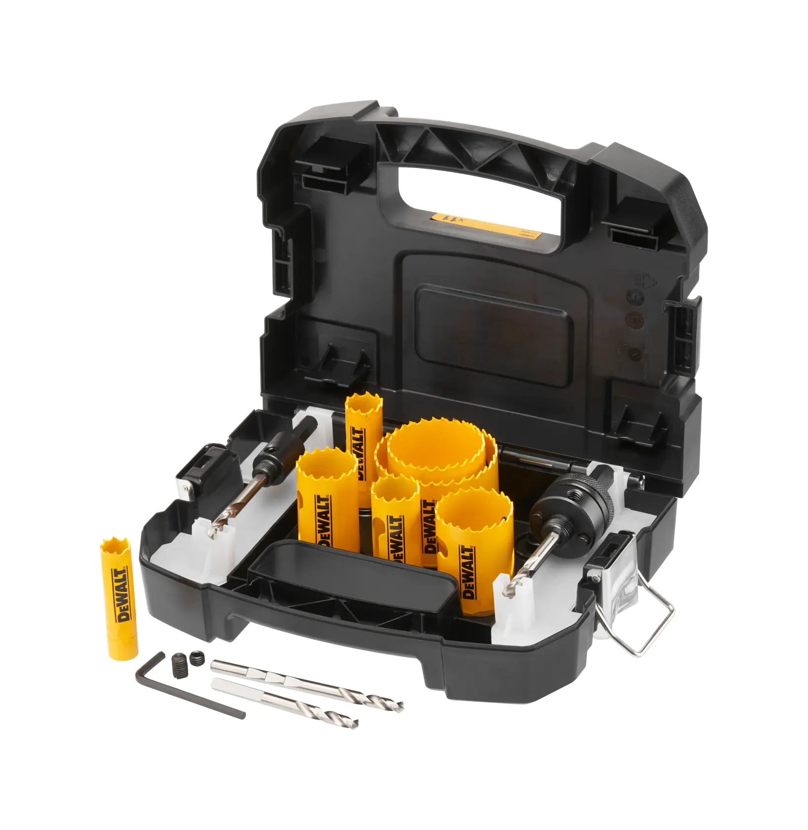 Lochsaegen-Set Bi-Metall Extreme, Elektriker-Set im Transportkoffer 11-tlg. – DT90351-QZ