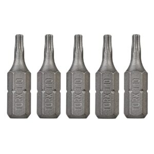 Schrauberbits für Torx-Schrauben 25mm Länge / Größe T10 (Form C 6.3 1/4")
