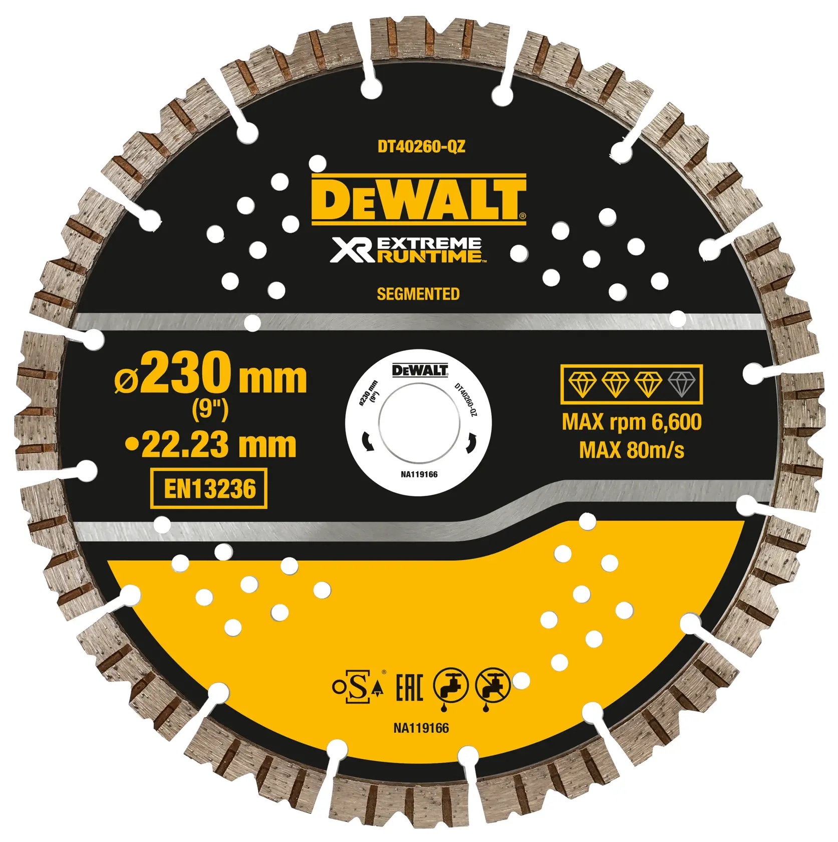 XR Extreme Runtime Diamanttrennscheibe Trennschleifer 230/22.2mm
