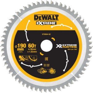 XR Extreme Runtime Kreissaegeblatt Handkr. 190/30mm 60WZ/FZ