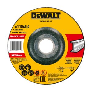 High Performance Schruppscheibe 115x6x22,23 mm Metall Typ 42 (gekröpft)
