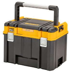 TSTAK VII Tiefe Werkzeugbox mit IP54 Schutz für große Maschinen und Zubehör (44l Volumen)