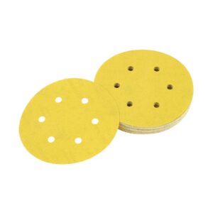 Mehrzweck-Schleifscheibe für Exzenterschleifer 150 mm, K240, 6 Löcher (10 Stück)