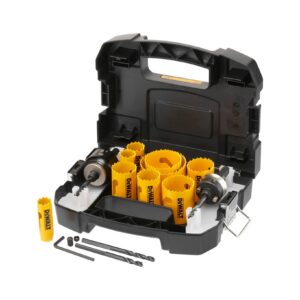 Lochsaegen-Set Bi-Metall Extreme, Universal-Set im Transportkoffer 13-tlg. – DT90361-QZ