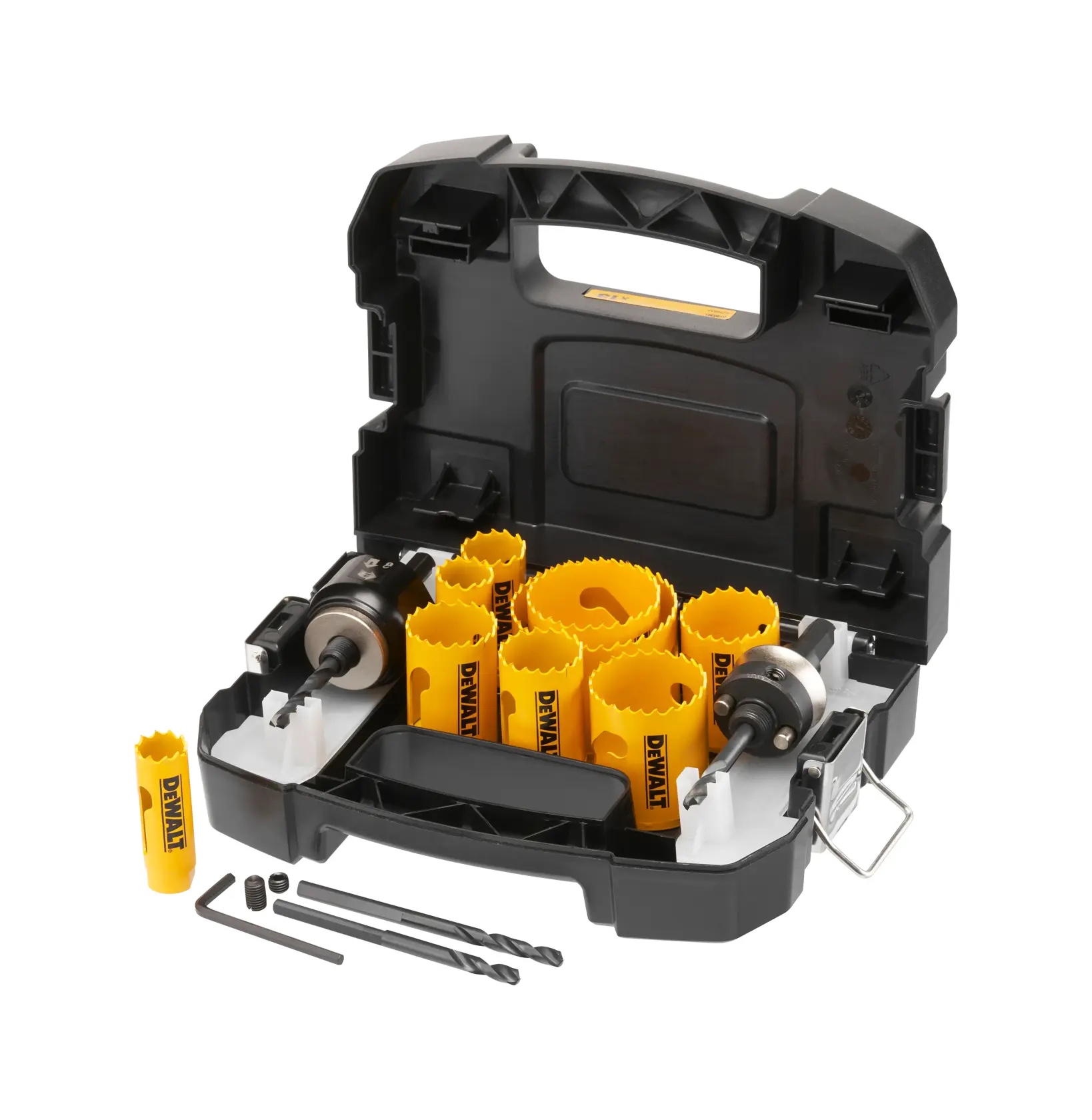 Lochsaegen-Set Bi-Metall Extreme, Universal-Set im Transportkoffer 13-tlg. – DT90361-QZ
