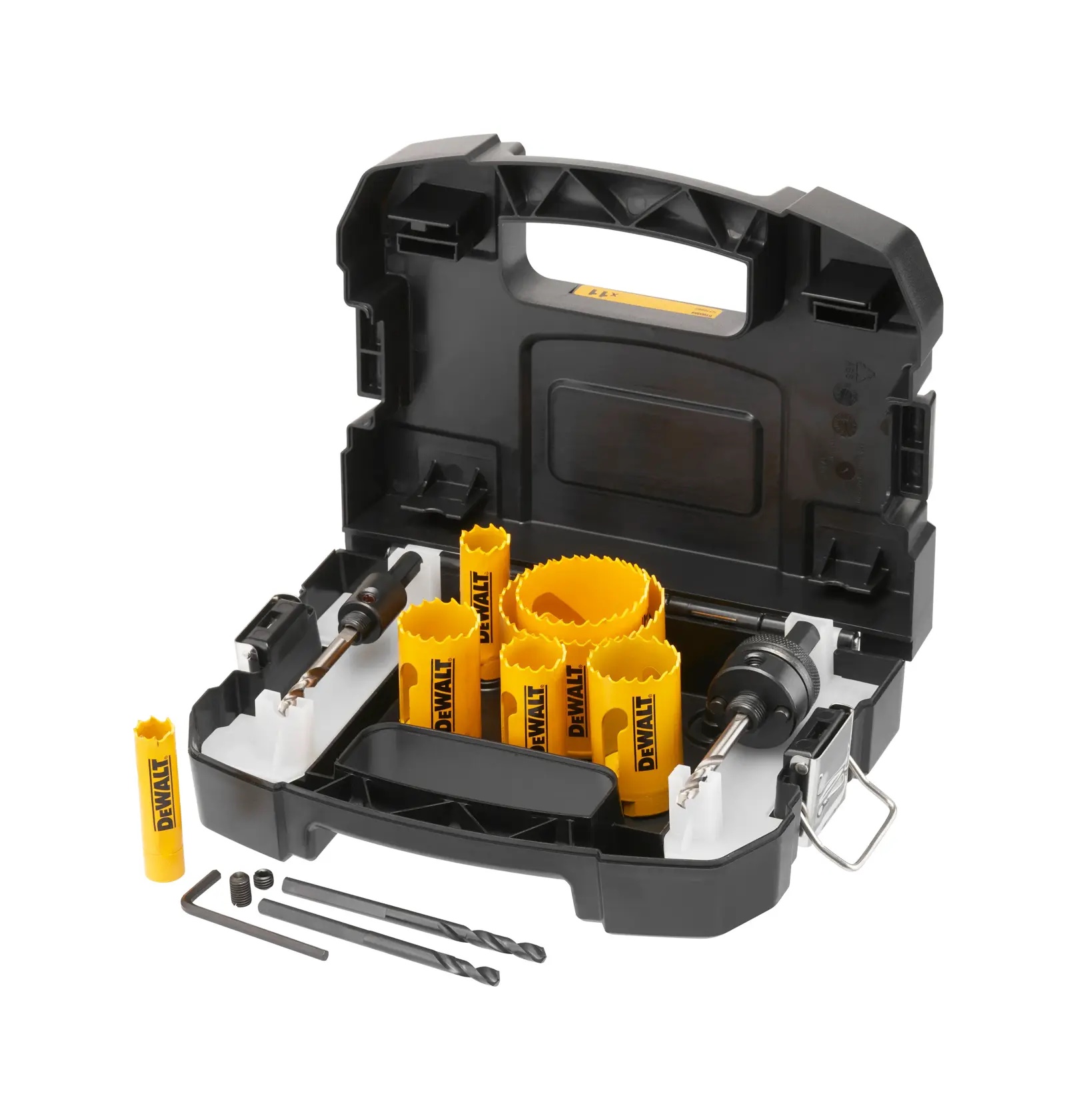 Lochsaegen-Set Bi-Metall Extreme, Elektriker-Set im Transportkoffer 11-tlg. – DT90354-QZ