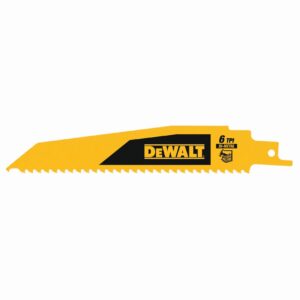 Saebelsaegeblatt Bi-Metall fuer nageldurchsetztes Holz (Demolition) 152mm 6TPI, 5 Stueck