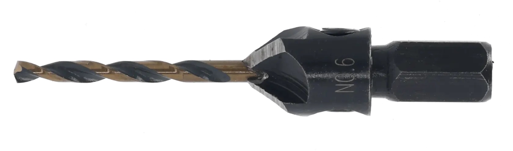 Vorbohrer mit Senker Nr. 6 aus dem Bohr-Senk-Schraubsystem, Ersatzteile für das Zubehör-Set DT70779T-QZ