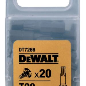 Schrauberbits für Torx-Schrauben 25mm Länge / Größe T20 (Form C 6.3 1/4") – DT7266-QZ