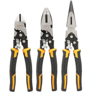 Duo-Kraftzangen Set 3-tlg Doppelgelenk Design