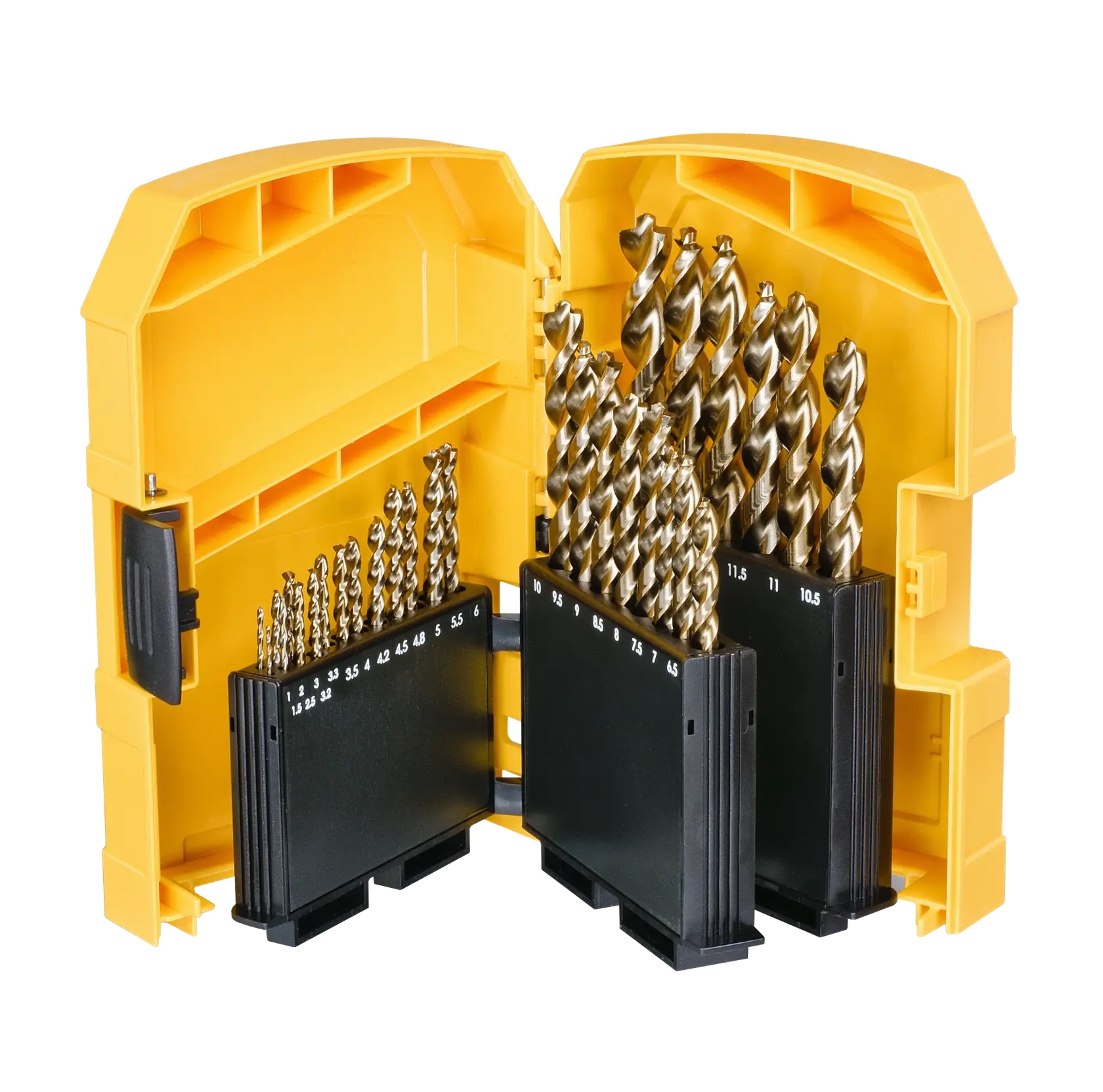 29-tlg. Indexkassette mit 29 EXTREME DEWALT® 2 HSS-G Metallbohrern