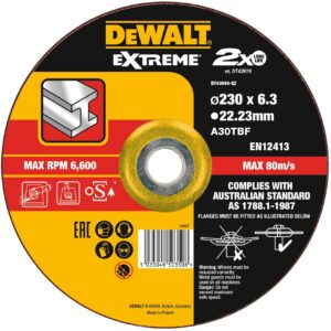 EXTREME Schruppscheibe 230x6x22,23 mm Metall Typ 42 (gekröpft)
