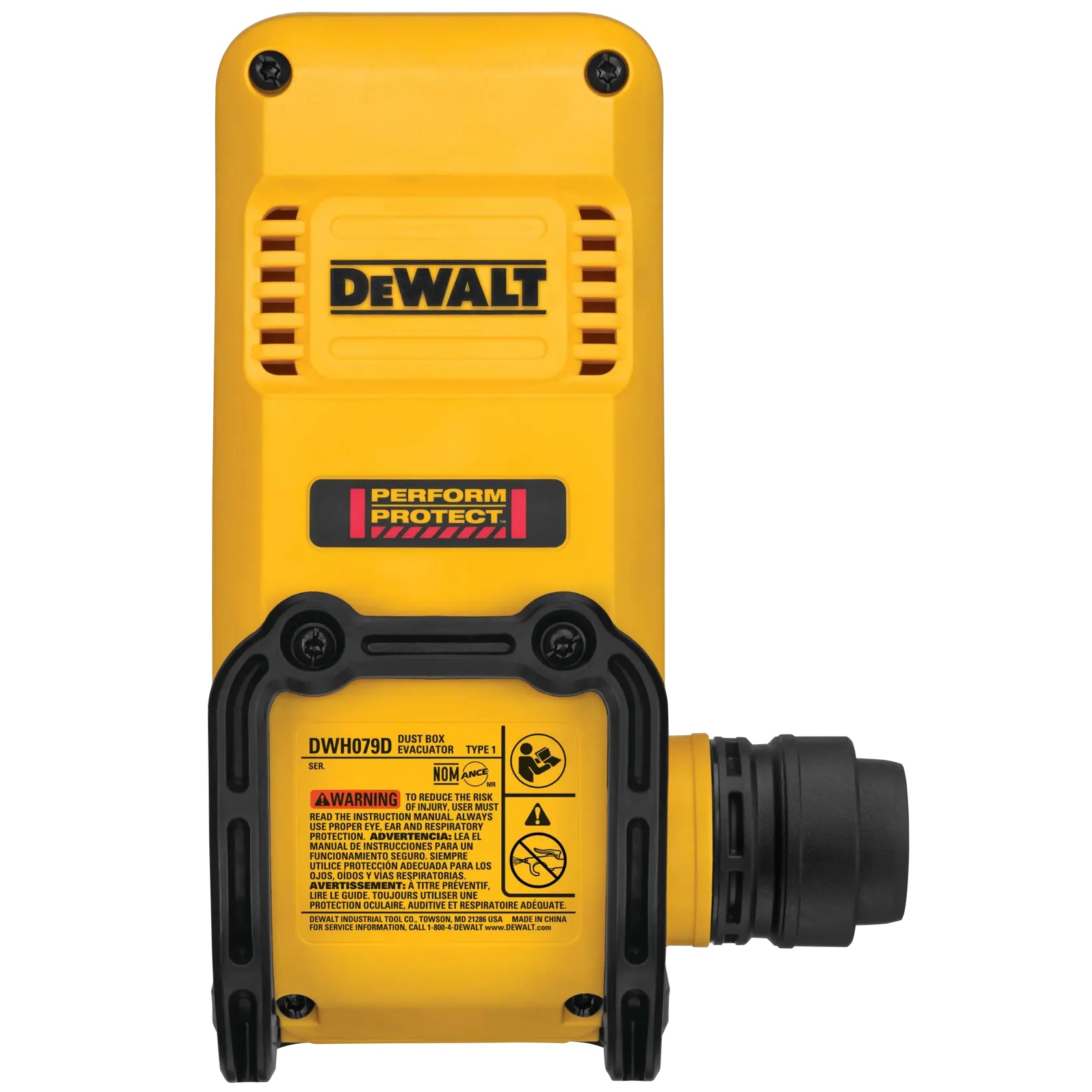 Staubbox-Absaugadapter für Staubabsaugungen D25303DH-XJ / D25304DH-XJ