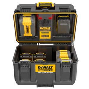 ToughSystem 2.0 Charger Box für DEWALT 18 Volt XR und 54 Volt XR FLEXVOLT Akkus