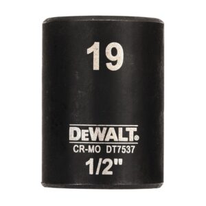 Steckschlüssel kurz 19mm 1/2 Schlagfest