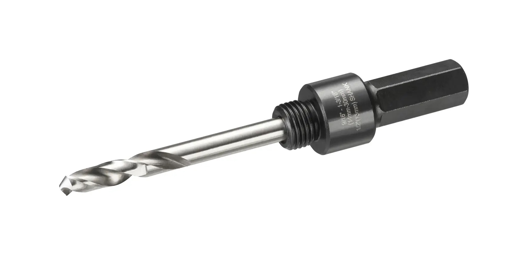 Standard-Adapter fuer Lochsaegen 13mm Aufnahmeschaft (fuer Lochsaegen-Durchmesser 14-30mm)