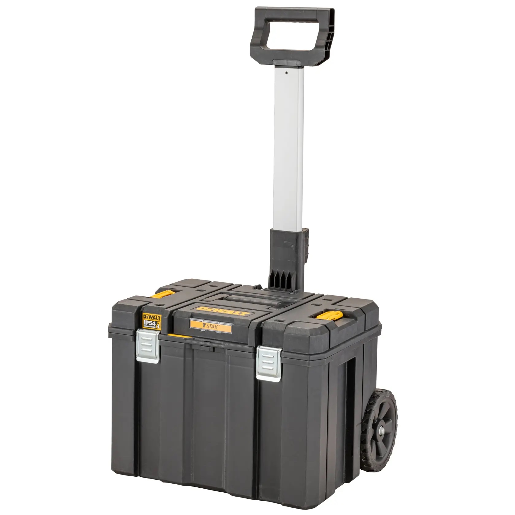TSTAK Großvolumige, mobile Box mit IP54 Schutz, Teleskopgriff und Schwerlasträdern